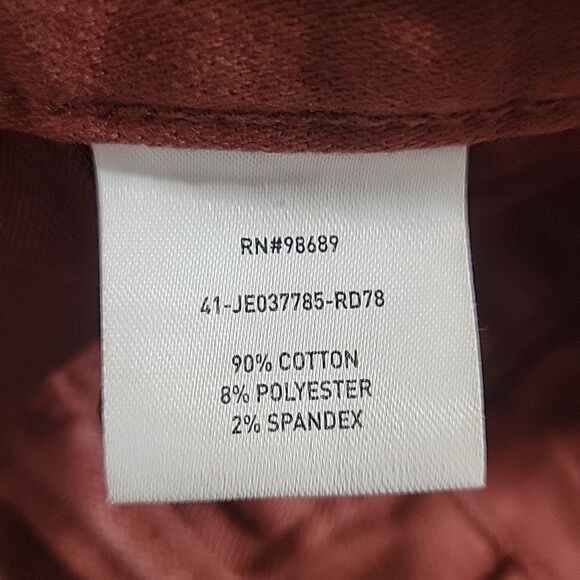 Todd Snyder Jeans Mens 32x34 Rust Red Slim Fit 5 Pocket Stretch Denim Pants NYC - Picture 11 of 11